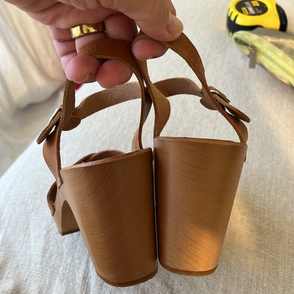 Swedish Hasbeens NWT Tan Sandal Vintage Inspired Love this style🌸 - Picture 9 of 11